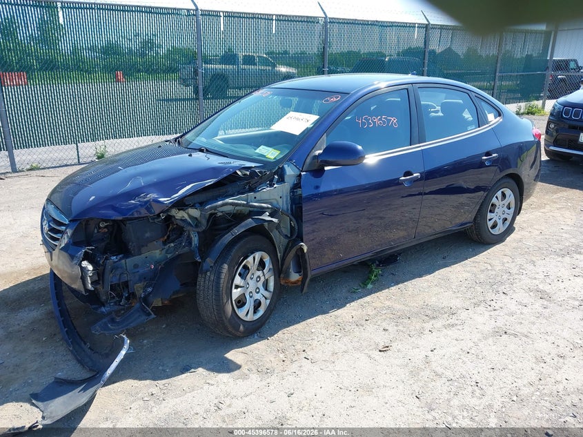2010 Hyundai Elantra VIN KMHDU4AD9AU039464 IAAI salvage auction — LEFT FRONT, Mv-907A (New York), sold $425 on 2026-07-07 (photo 2)