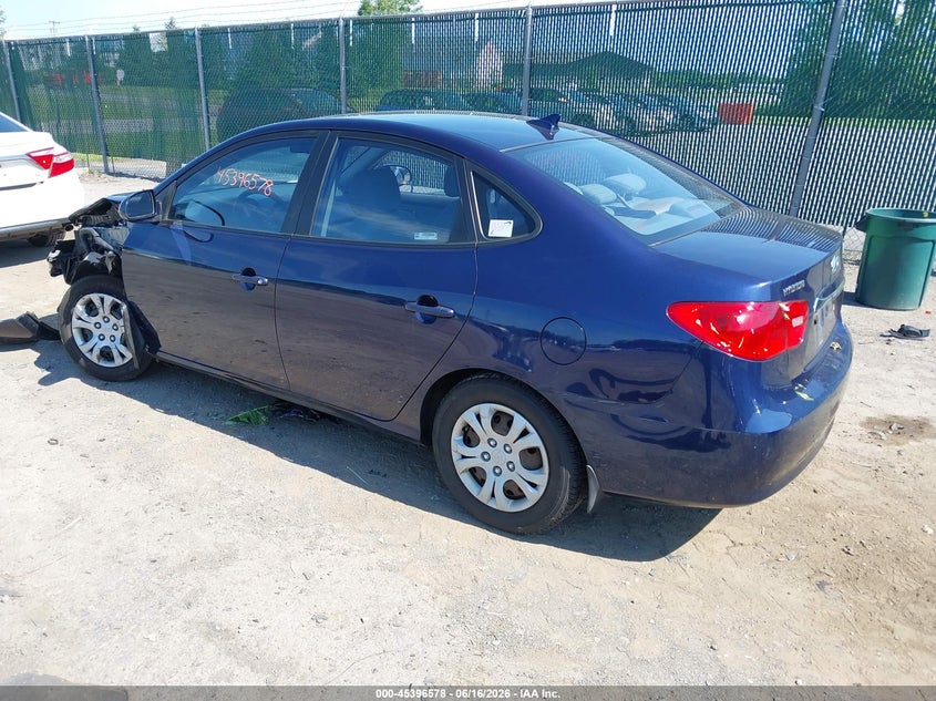 2010 Hyundai Elantra VIN KMHDU4AD9AU039464 IAAI salvage auction — LEFT FRONT, Mv-907A (New York), sold $425 on 2026-07-07 (photo 3)