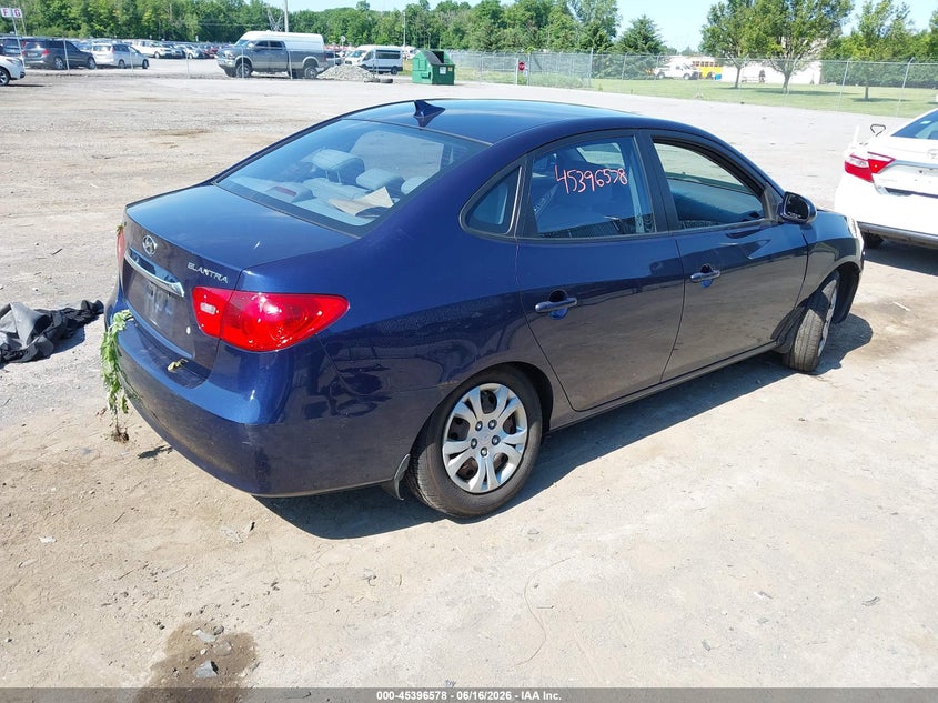 2010 Hyundai Elantra VIN KMHDU4AD9AU039464 IAAI salvage auction — LEFT FRONT, Mv-907A (New York), sold $425 on 2026-07-07 (photo 4)