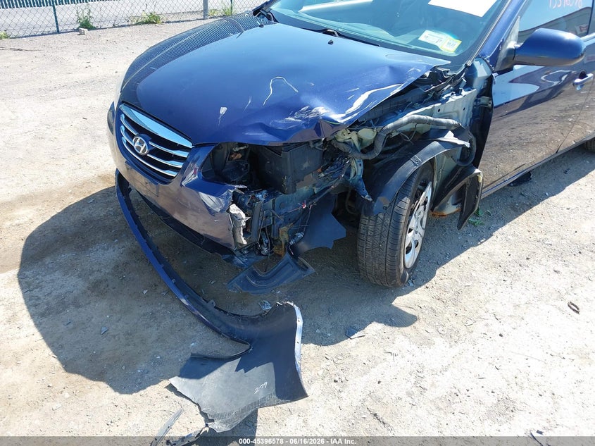 2010 Hyundai Elantra VIN KMHDU4AD9AU039464 IAAI salvage auction — LEFT FRONT, Mv-907A (New York), sold $425 on 2026-07-07 (photo 6)