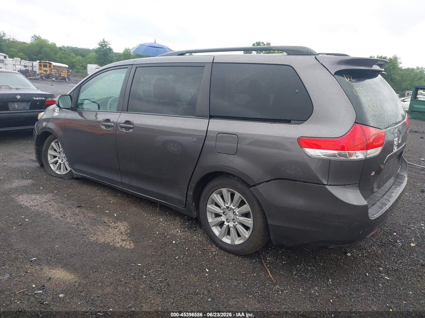 2012 Toyota Sienna VIN 5TDDK3DC5CS038875 IAAI salvage auction — FRONT END, Salvage Title, sold $2,500 on 2026-07-28 (photo 3)