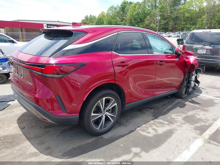 2023 Lexus Rx VIN 2T2BAMBA6PC016704 IAAI salvage auction — RIGHT FRONT, Salvage (North Carolina), sold $13,600 on 2026-07-30 (photo 4)