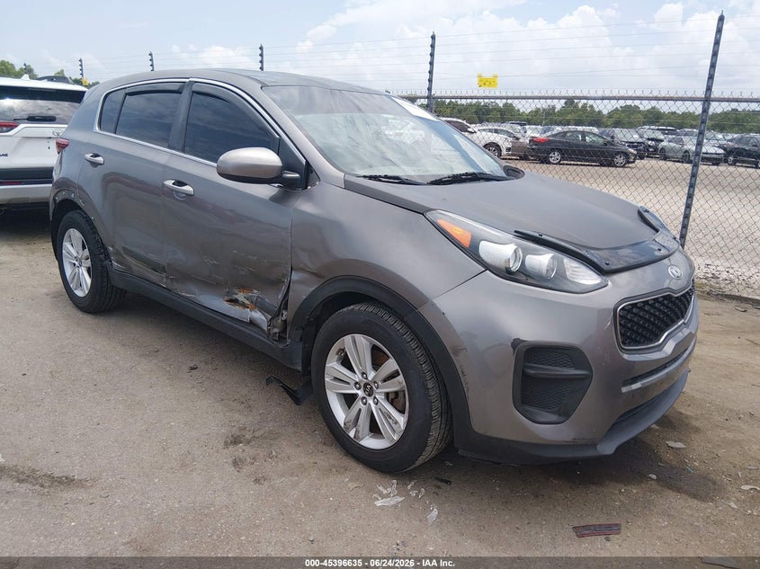 2018 Kia Sportage VIN KNDPM3AC7J7444983 IAAI salvage auction — SIDE, Salvage (Louisiana), sold $2,400 on 2026-07-29 (photo 1)