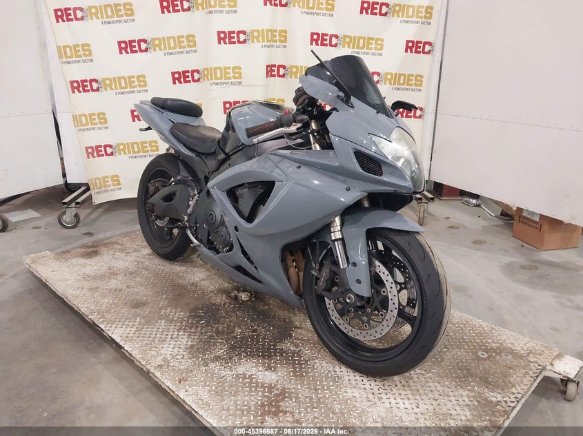 2007 Suzuki Gsx-r600 VIN JS1GN7DA972107682 IAAI salvage auction — LEFT SIDE, Salvage (Georgia), sold $1,350 on 2026-07-14 (photo 1)