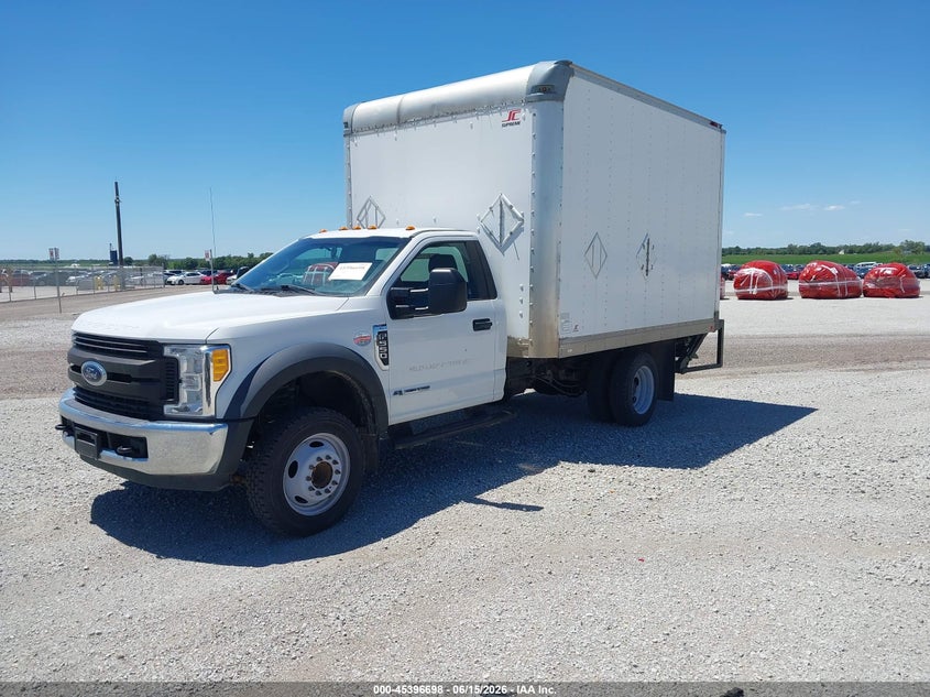 2017 Ford F550 VIN 1FDUF5GT4HED60055 IAAI salvage auction — REAR END, Certificate Of Title (Nebraska), sold $7,500 on 2026-07-09 (photo 2)