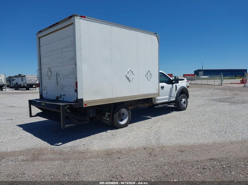 2017 Ford F550 VIN 1FDUF5GT4HED60055 IAAI salvage auction — REAR END, Certificate Of Title (Nebraska), sold $7,500 on 2026-07-09 (photo 4)