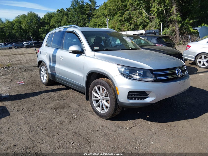 2017 Volkswagen Tiguan VIN WVGSV7AX6HK003270 IAAI salvage auction — SIDE, Salvage (Massachusetts), sold $25 on 2026-07-28 (photo 1)