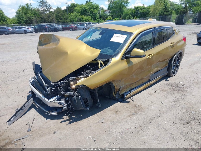 2018 BMW X2 VIN WBXYJ5C32JEF71986 IAAI salvage auction — FRONT END, Salvage (Virginia), sold $400 on 2026-07-28 (photo 2)