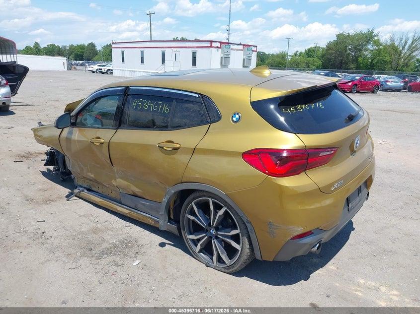 2018 BMW X2 VIN WBXYJ5C32JEF71986 IAAI salvage auction — FRONT END, Salvage (Virginia), sold $400 on 2026-07-28 (photo 3)