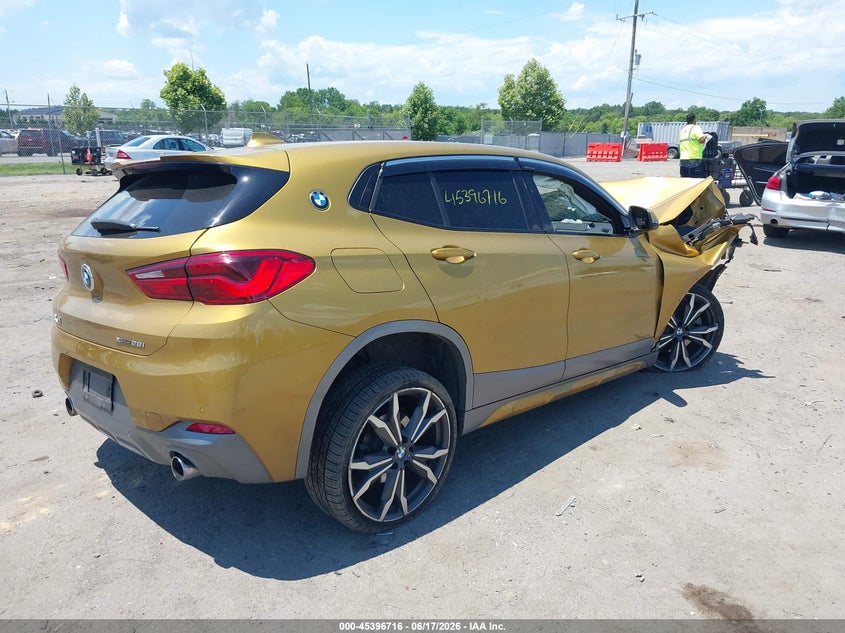 2018 BMW X2 VIN WBXYJ5C32JEF71986 IAAI salvage auction — FRONT END, Salvage (Virginia), sold $400 on 2026-07-28 (photo 4)