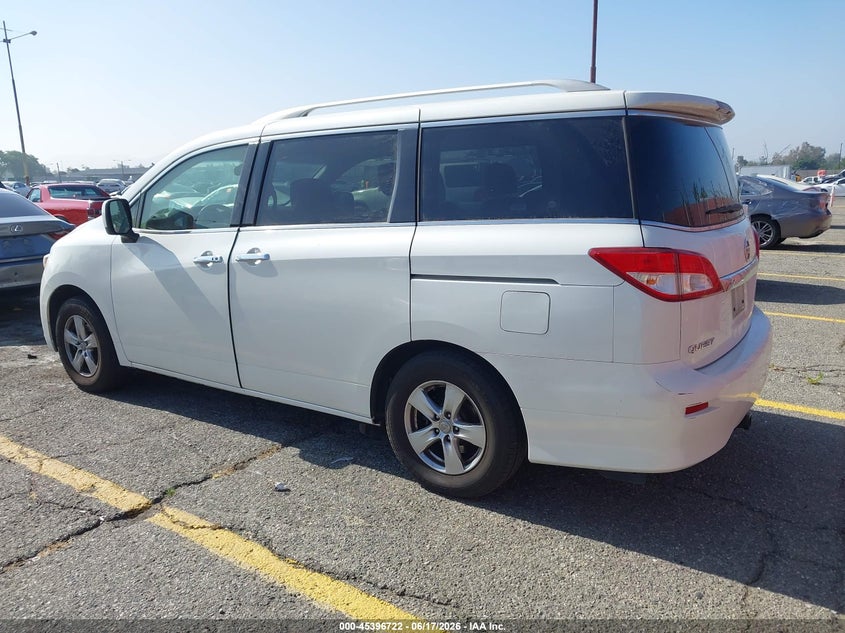 2017 Nissan Quest VIN JN8AE2KP1H9167555 IAAI salvage auction — FRONT END, Salvage (California), sold $1,050 on 2026-07-07 (photo 3)
