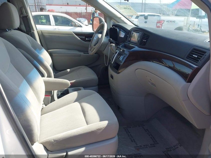 2017 Nissan Quest VIN JN8AE2KP1H9167555 IAAI salvage auction — FRONT END, Salvage (California), sold $1,050 on 2026-07-07 (photo 5)