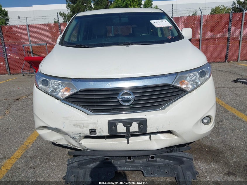 2017 Nissan Quest VIN JN8AE2KP1H9167555 IAAI salvage auction — FRONT END, Salvage (California), sold $1,050 on 2026-07-07 (photo 6)