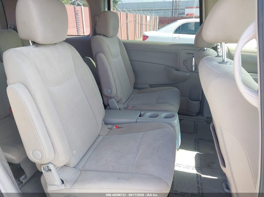 2017 Nissan Quest VIN JN8AE2KP1H9167555 IAAI salvage auction — FRONT END, Salvage (California), sold $1,050 on 2026-07-07 (photo 8)