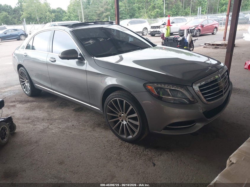 2015 Mercedes-benz S-klasse VIN WDDUG8CB7FA096484 IAAI salvage auction — ROOF, Salvage (Mississippi), sold $9,475 on 2026-07-16 (photo 1)