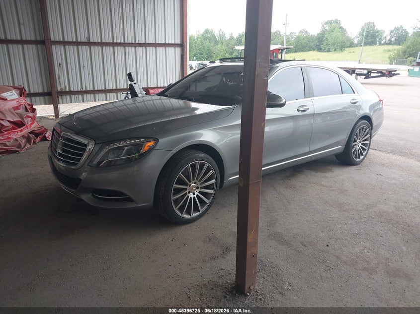 2015 Mercedes-benz S-klasse VIN WDDUG8CB7FA096484 IAAI salvage auction — ROOF, Salvage (Mississippi), sold $9,475 on 2026-07-16 (photo 2)