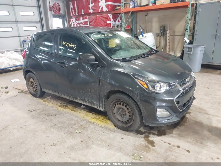 2020 Chevrolet Spark VIN KL8CB6SA8LC477786 IAAI salvage auction — LEFT SIDE, Salvage Title, sold $775 on 2026-08-01 (photo 1)