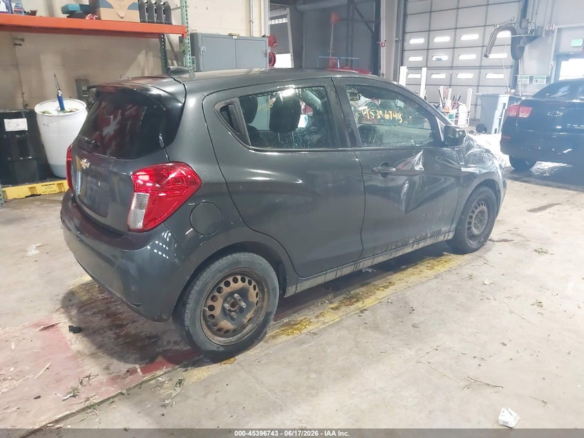 2020 Chevrolet Spark VIN KL8CB6SA8LC477786 IAAI salvage auction — LEFT SIDE, Salvage Title, sold $775 on 2026-08-01 (photo 4)