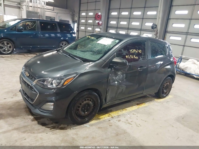2020 Chevrolet Spark VIN KL8CB6SA8LC477786 IAAI salvage auction — LEFT SIDE, Salvage Title, sold $775 on 2026-08-01 (photo 6)