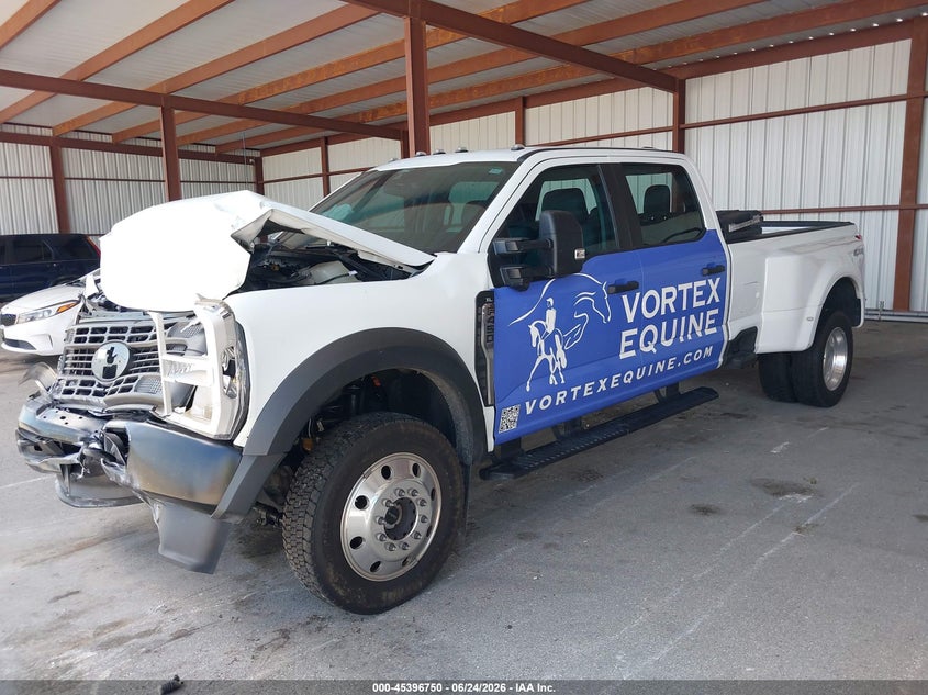 2025 Ford F450 VIN 1FT8W4DT6SED12214 IAAI salvage auction — FRONT & REAR, Rebuildable (Florida), sold $15,100 on 2026-07-22 (photo 2)
