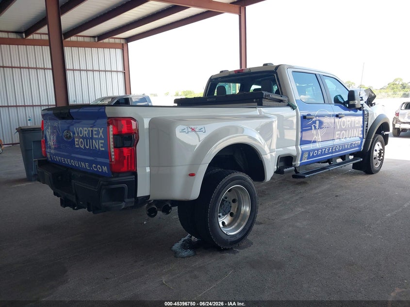 2025 Ford F450 VIN 1FT8W4DT6SED12214 IAAI salvage auction — FRONT & REAR, Rebuildable (Florida), sold $15,100 on 2026-07-22 (photo 4)