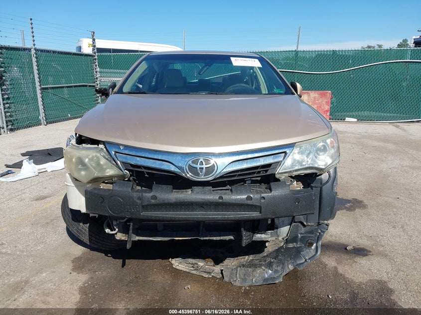 2012 Toyota Camry VIN 4T4BF1FK8CR172569 IAAI salvage auction — SIDE, Clear (Virginia), sold $950 on 2026-07-23 (photo 6)