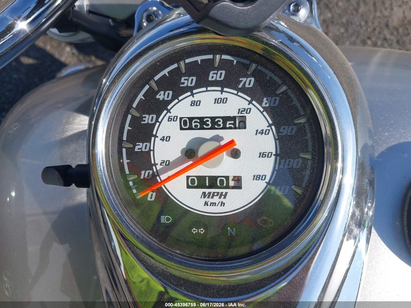 2014 Yamaha Xv VIN JYAVM01E6EA139986 IAAI salvage auction — REAR END, Salvage Title, sold $700 on 2026-07-29 (photo 7)