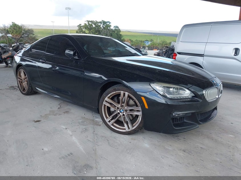 2014 BMW 6er VIN WBAYM9C50ED248278 IAAI salvage auction — NORMAL WEAR, Clear (Florida), sold $2,550 on 2026-07-14 (photo 1)