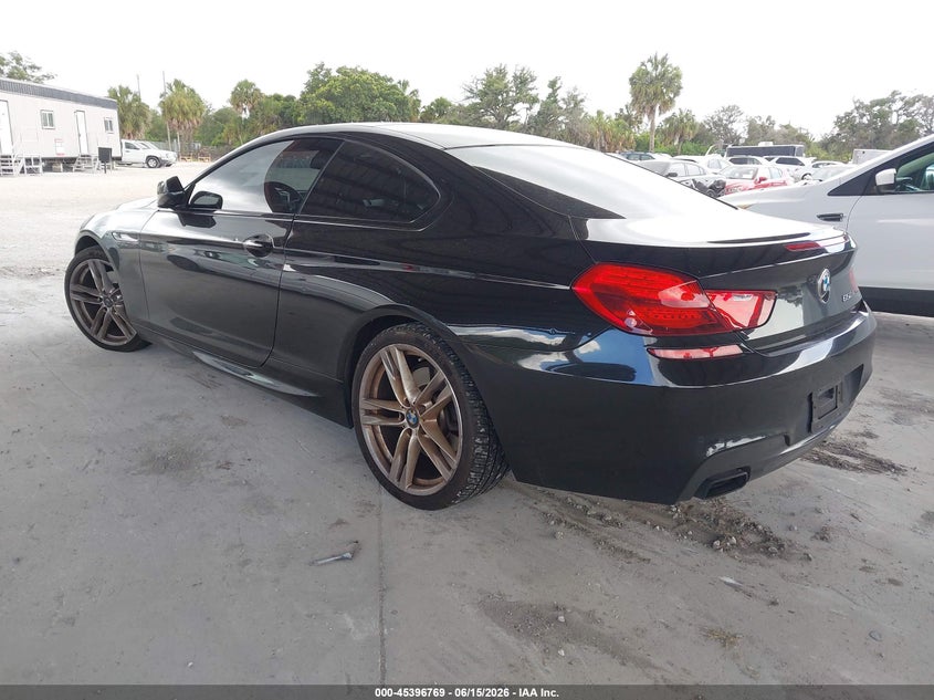 2014 BMW 6er VIN WBAYM9C50ED248278 IAAI salvage auction — NORMAL WEAR, Clear (Florida), sold $2,550 on 2026-07-14 (photo 3)
