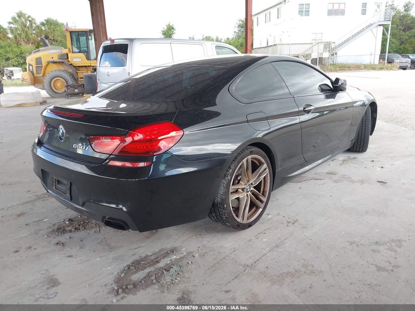 2014 BMW 6er VIN WBAYM9C50ED248278 IAAI salvage auction — NORMAL WEAR, Clear (Florida), sold $2,550 on 2026-07-14 (photo 4)