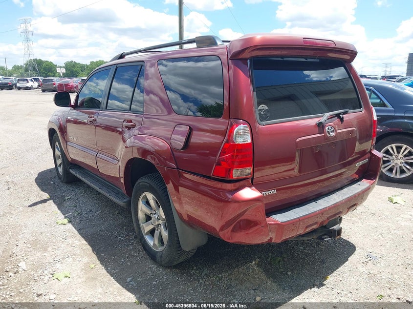 2007 Toyota 4runner VIN JTEBT17R978043026 IAAI salvage auction — LEFT REAR, Original (Ohio), sold $3,400 on 2026-07-08 (photo 3)