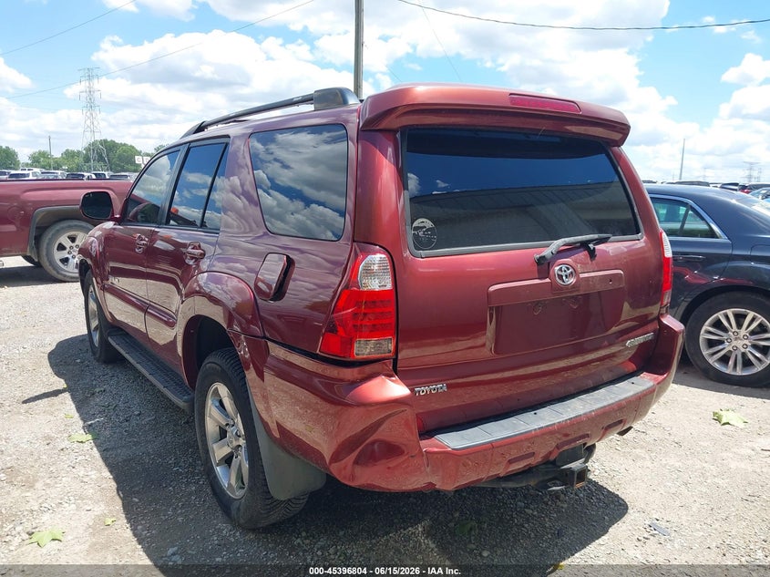 2007 Toyota 4runner VIN JTEBT17R978043026 IAAI salvage auction — LEFT REAR, Original (Ohio), sold $3,400 on 2026-07-08 (photo 6)