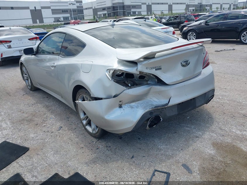 2013 Hyundai Genesis VIN KMHHU6KJ6DU108455 IAAI salvage auction — REAR END, Salvage (Texas), sold $1,825 on 2026-07-21 (photo 3)