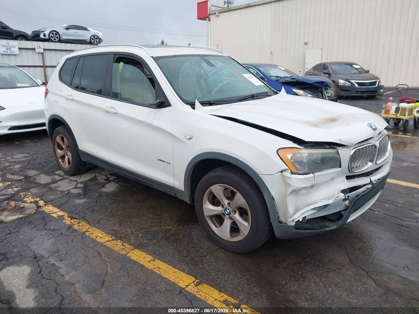 2012 BMW X3 VIN 5UXWX5C51CL725540 IAAI salvage auction — FRONT END, Rebuildable (Florida), sold $975 on 2026-07-15 (photo 1)