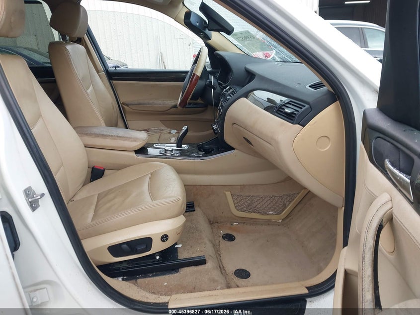 2012 BMW X3 VIN 5UXWX5C51CL725540 IAAI salvage auction — FRONT END, Rebuildable (Florida), sold $975 on 2026-07-15 (photo 5)