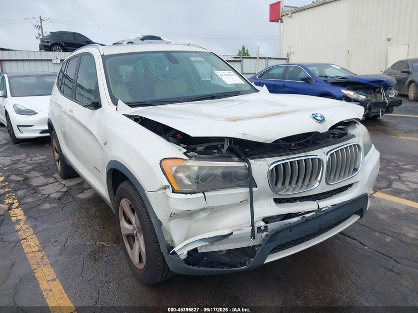 2012 BMW X3 VIN 5UXWX5C51CL725540 IAAI salvage auction — FRONT END, Rebuildable (Florida), sold $975 on 2026-07-15 (photo 6)