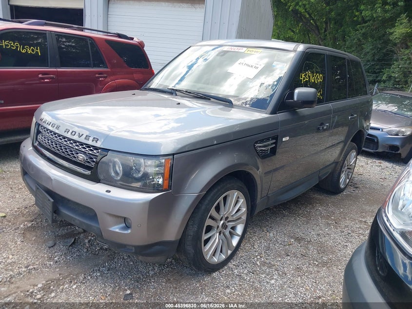 2012 Land rover Range rover sport VIN SALSK2D48CA750409 IAAI salvage auction — FRONT END, Original (West Virginia), sold $2,100 on 2026-07-15 (photo 2)