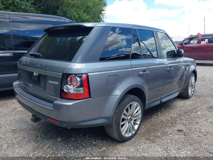 2012 Land rover Range rover sport VIN SALSK2D48CA750409 IAAI salvage auction — FRONT END, Original (West Virginia), sold $2,100 on 2026-07-15 (photo 4)