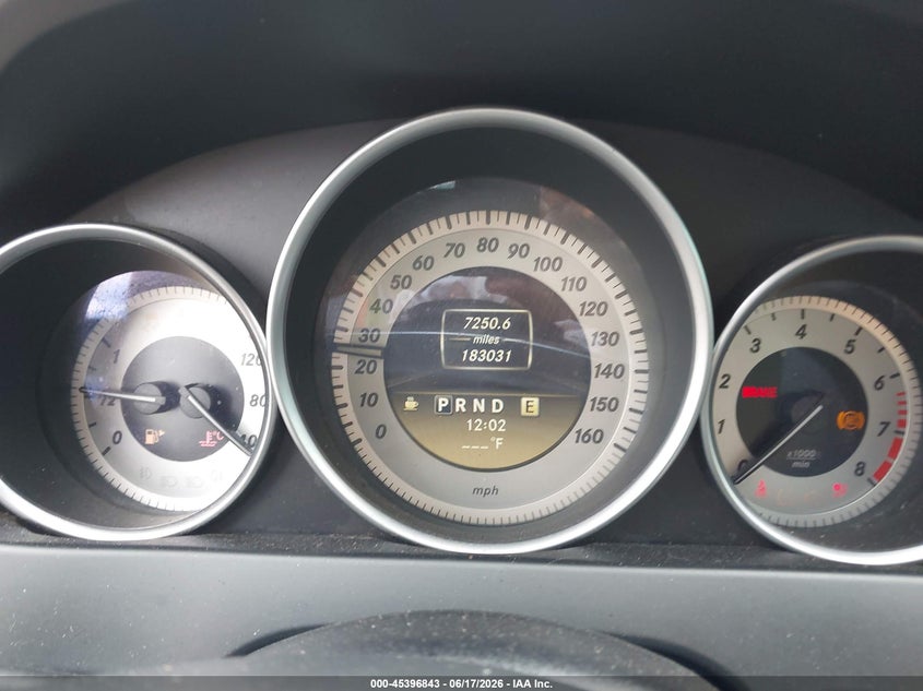 2012 Mercedes-benz C-klasse VIN WDDGF8BB0CA697197 IAAI salvage auction — FRONT END, Salvage Title, sold $350 on 2026-08-02 (photo 7)