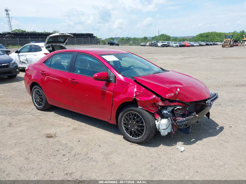 2016 Toyota Corolla VIN 5YFBURHE1GP557520 IAAI salvage auction — FRONT END, Salvage (Pennsylvania), sold $1,400 on 2026-07-17 (photo 1)