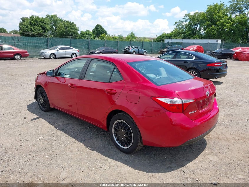 2016 Toyota Corolla VIN 5YFBURHE1GP557520 IAAI salvage auction — FRONT END, Salvage (Pennsylvania), sold $1,400 on 2026-07-17 (photo 3)