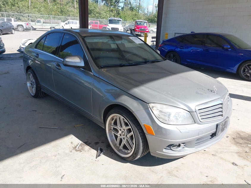 2008 Mercedes-benz C class VIN WDDGF81X28F094596 IAAI salvage auction — LEFT SIDE, Bill Of Sale (Washington), sold $575 on 2026-07-15 (photo 1)