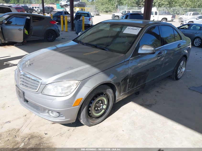2008 Mercedes-benz C class VIN WDDGF81X28F094596 IAAI salvage auction — LEFT SIDE, Bill Of Sale (Washington), sold $575 on 2026-07-15 (photo 2)