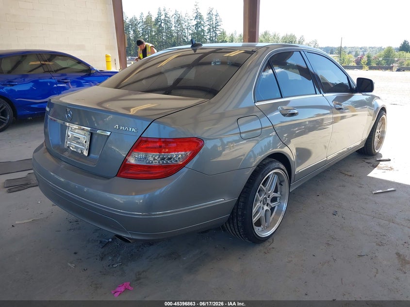 2008 Mercedes-benz C class VIN WDDGF81X28F094596 IAAI salvage auction — LEFT SIDE, Bill Of Sale (Washington), sold $575 on 2026-07-15 (photo 4)