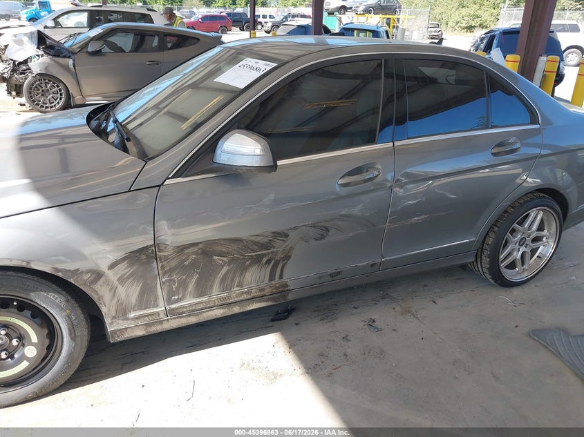 2008 Mercedes-benz C class VIN WDDGF81X28F094596 IAAI salvage auction — LEFT SIDE, Bill Of Sale (Washington), sold $575 on 2026-07-15 (photo 6)