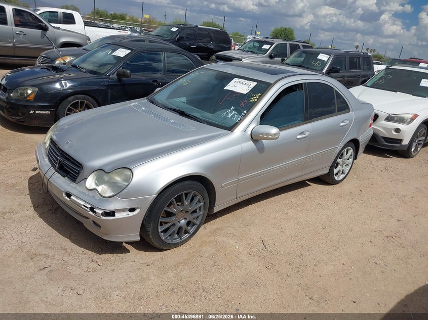 2003 Mercedes-benz C class VIN WDBRF40J33A473197 IAAI salvage auction — FRONT END, Clear (Arizona), sold $25 on 2026-07-30 (photo 2)