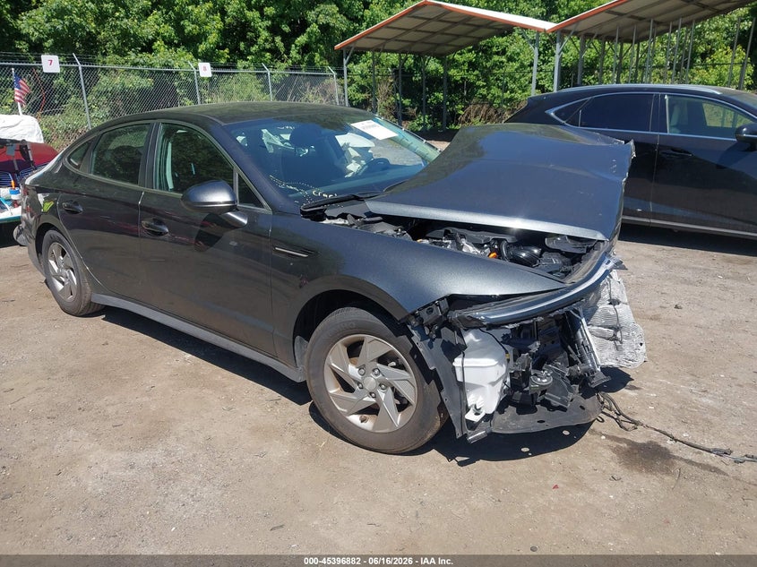 2025 Hyundai Sonata VIN KMHL24JA2SA497471 IAAI salvage auction — FRONT END, Salvage - Greater Than 75% (Maryland), sold $2,400 on 2026-07-21 (photo 1)