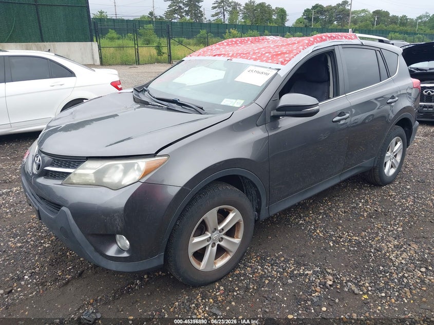 2013 Toyota VIN JTMRFREV5D5022325 IAAI salvage auction — FRONT & REAR, Mv-907A (New York), sold $4,300 on 2026-07-07 (photo 2)