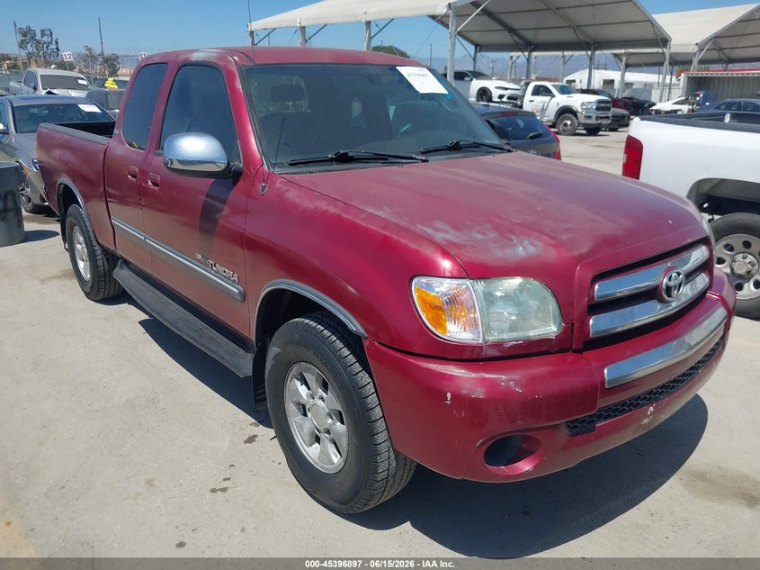 2006 Toyota Tundra VIN 5TBRU34176S458522 IAAI salvage auction — FRONT END, Clear (Texas), sold $2,425 on 2026-07-08 (photo 1)