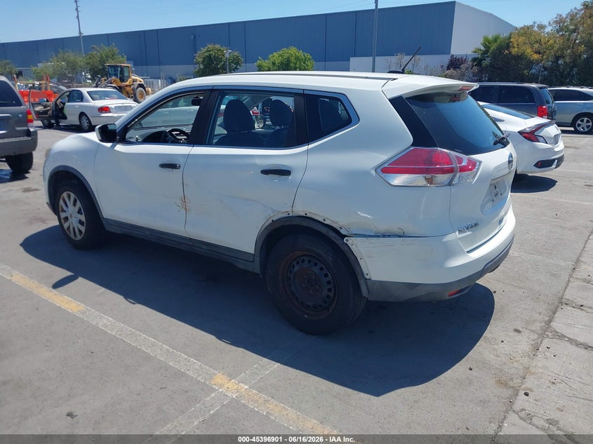 2016 Nissan Rogue VIN KNMAT2MV4GP688339 IAAI salvage auction — SIDE, Salvage (California), sold $1,300 on 2026-07-13 (photo 3)